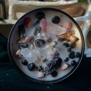 Coven Crystal Candle